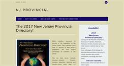 Desktop Screenshot of njprovincial.org