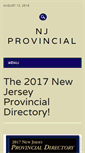 Mobile Screenshot of njprovincial.org