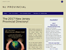 Tablet Screenshot of njprovincial.org